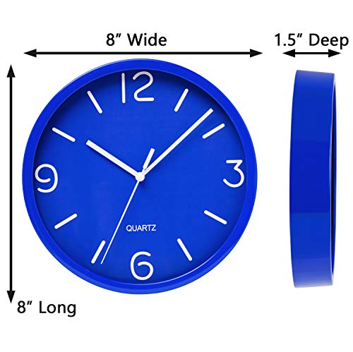 Bernhard Products Wall Clock - 8 Inch Bernhard Products Wall Clock - 8 Inch